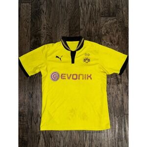 BVB Borussia Dortmund Puma Soccer Jersey Yellow Evonik Number 22